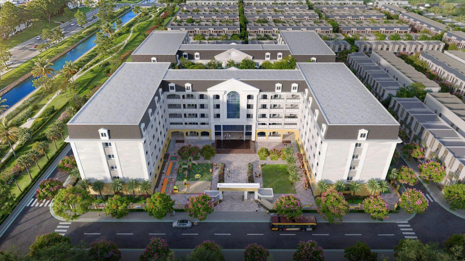 Khu trường học tại dự án K - Home New City 