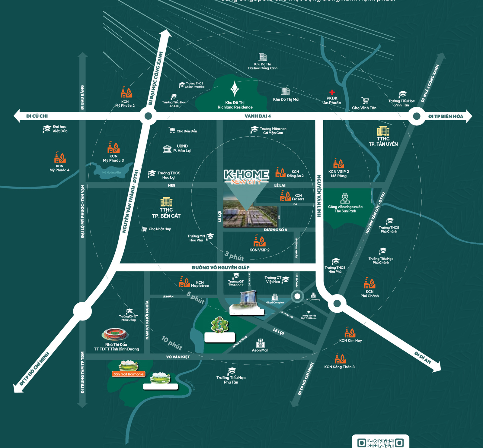 Vị trí dự án K.Home New City